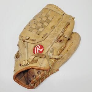 Rawlings Supersize RSG1 Fastback Leather Baseball Glove Basket-Web